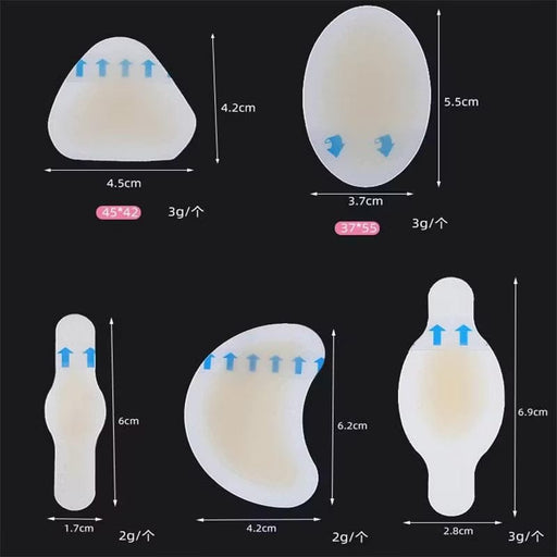 Kroppsbutiken siteet-nauha Oletusotsikko Hierttyharsokkeet (5kpl)