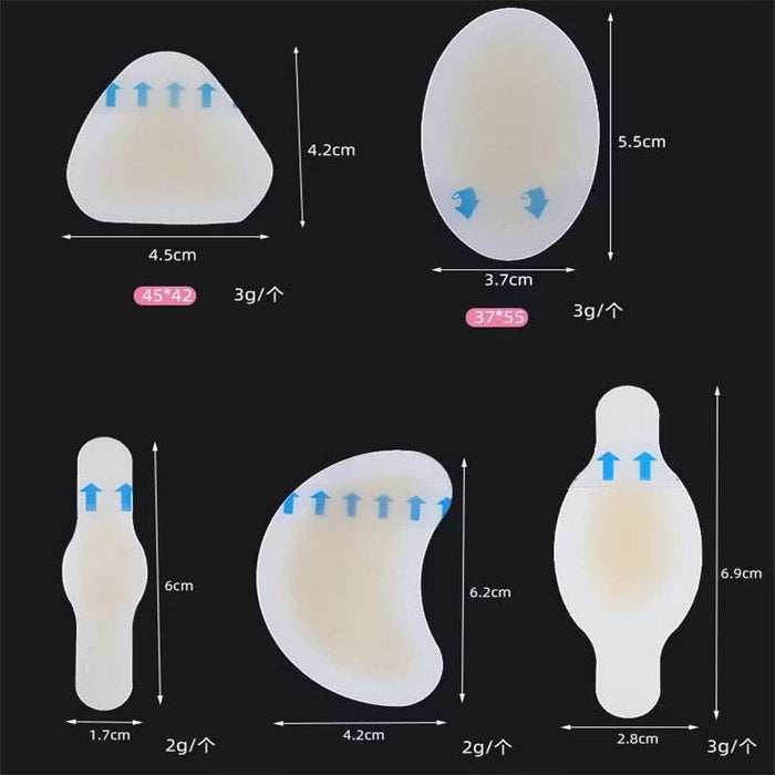 Kroppsbutiken siteet-nauha Oletusotsikko Hierttyharsokkeet (5kpl)