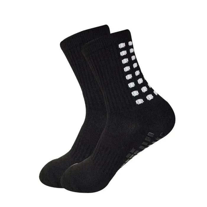 Kroppsbutiken Sukat Musta / Lyhyet Treeni-sukat (liukastumissuoja)