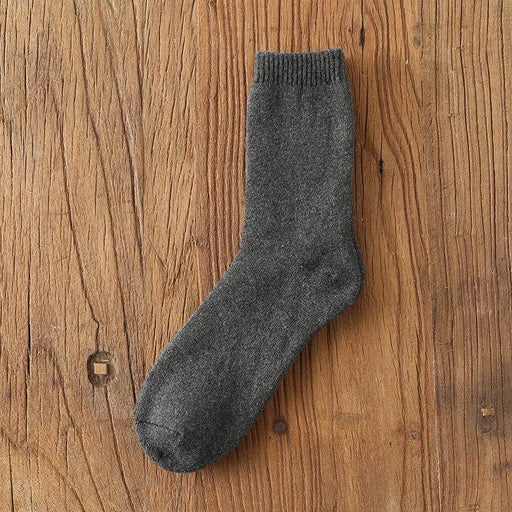 Kroppsbutiken Sukat Tumma harmaa Villasukat