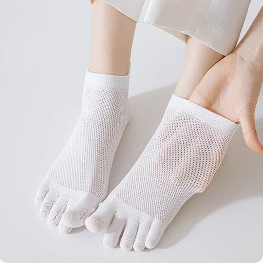 Kroppsbutiken Sukat Vita nilkkasukat (varvasuket)