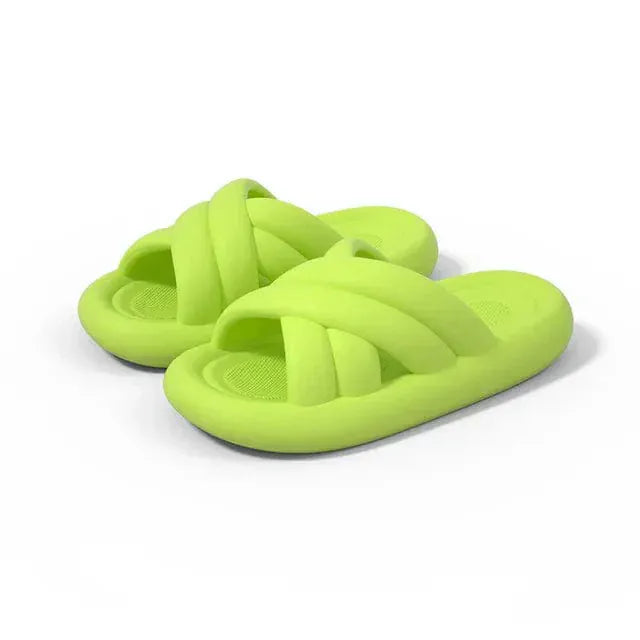 Kroppsbutiken Tossut Vihreä / 36-37(passar 35-36) Badtofflor korsett