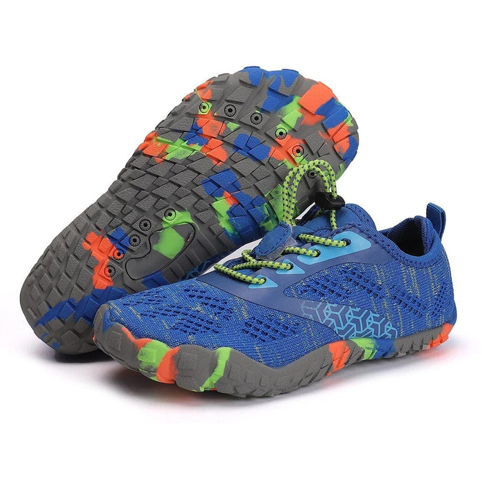 Kroppsbutiken Varvaskengät lapsille Sininen / 25 Paljain jaloin lapset Active