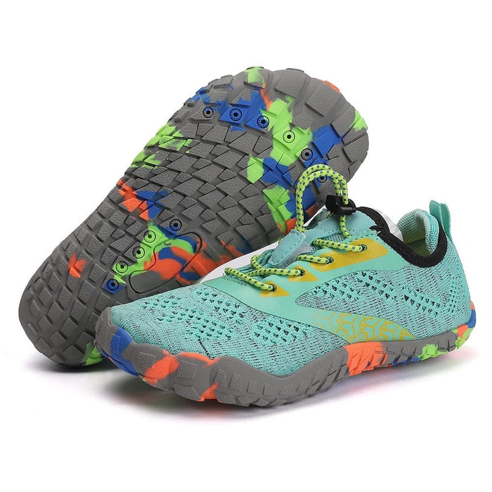 Kroppsbutiken Varvaskengät lapsille Vihreä / 25 Paljain jaloin lapset Active