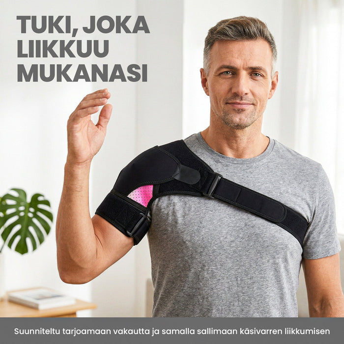 Vartalokauppa Axelsskydd Axelsuojaus (säädettävä tuki)