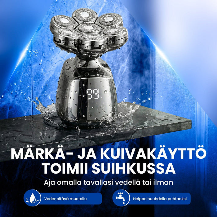 Vartalokauppa Hiustenmärkäri Partakoneen pää 7D (monitoiminen)