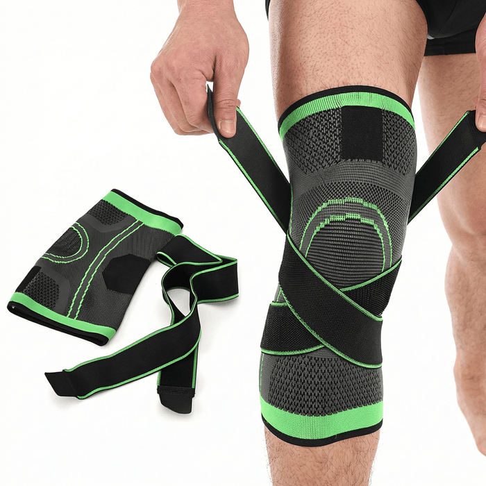 Vartalokauppa Polvisuojat Vihreä / S Polvisuojat säädettävällä painehihnalla