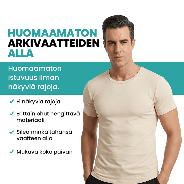 Vartalokauppa Shapewear Aluspaita (lihaksia korostava miesten malli)
